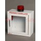 Compact Size Alarmed with Strobe AED Wall Cabinet Surface Mount w/ AED Signs 